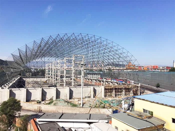 平谷煤矿储煤棚网架工程